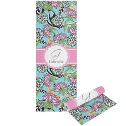 Summer Flowers Yoga Mat - Printed Front and Back (Personalized)