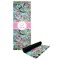Summer Flowers Yoga Mat with Black Rubber Back Full Print View