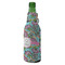 Summer Flowers Zipper Bottle Cooler - ANGLE (bottle)