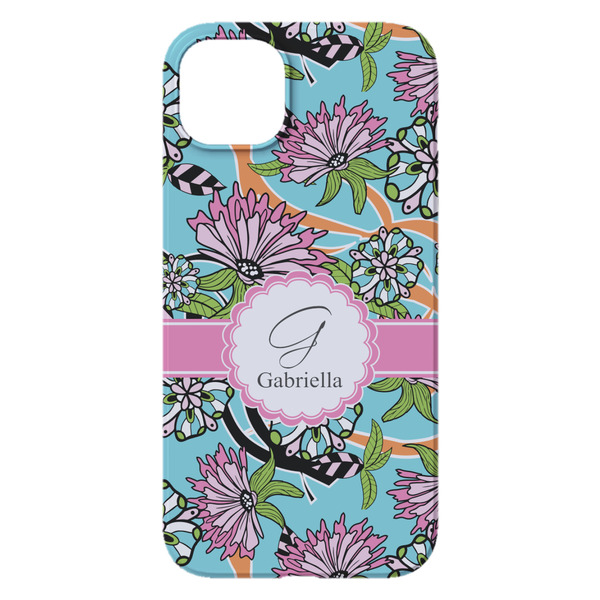 Summer Flowers iPhone 14 Plus Case - Back