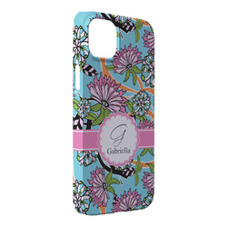 Summer Flowers iPhone Case - Plastic - iPhone 14 Pro Max (Personalized)