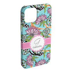 Summer Flowers iPhone Case - Plastic - iPhone 15 Plus (Personalized)