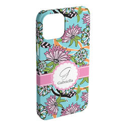 Summer Flowers iPhone Case - Plastic - iPhone 15 Plus (Personalized)