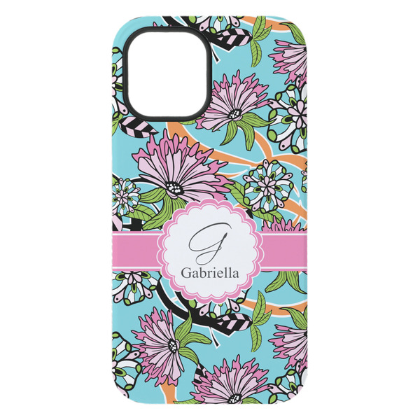 Summer Flowers iPhone 15 Plus Tough Case - Back