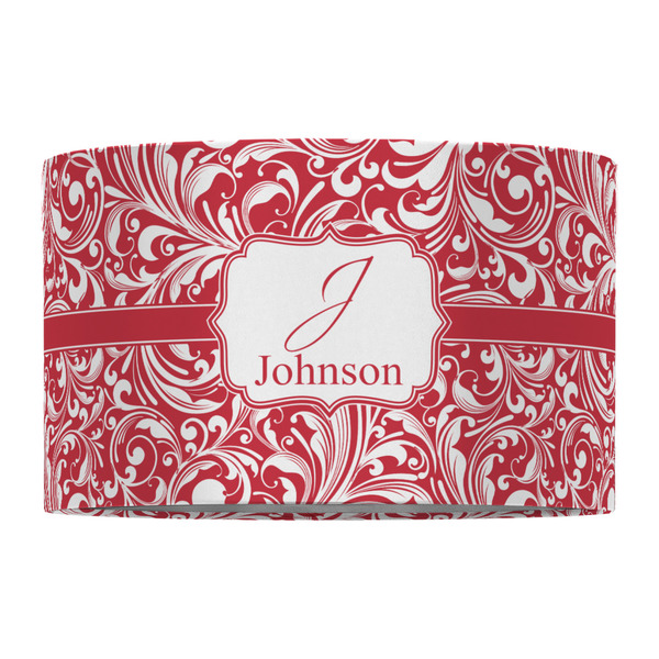 Swirl 12" Drum Lampshade - FRONT (Fabric)