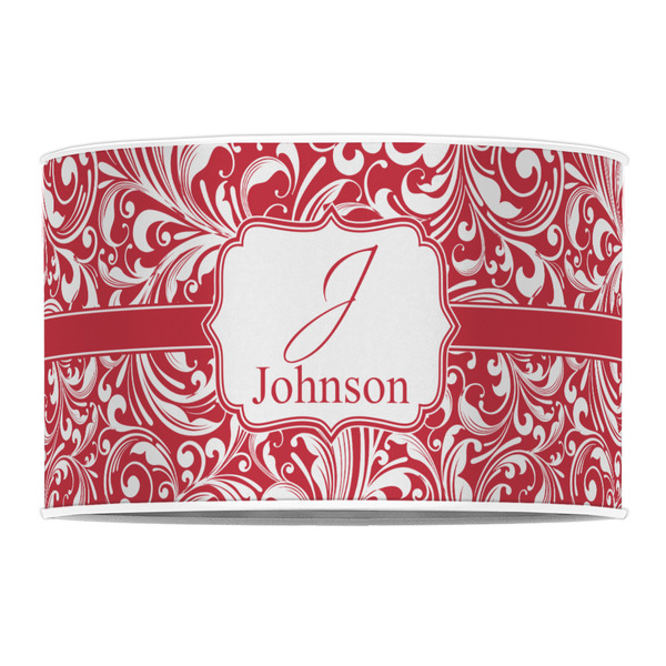Swirl 12" Drum Lampshade - FRONT (Poly Film)