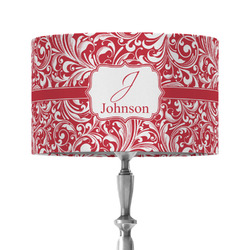 Swirl 12" Drum Lamp Shade - Fabric (Personalized)