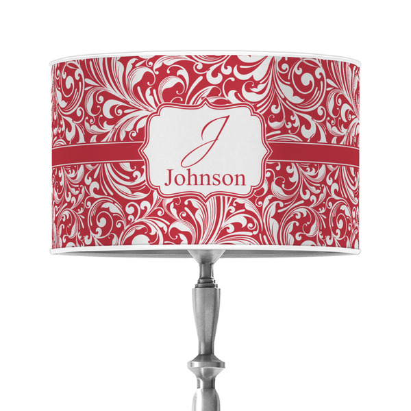 Custom Swirl 12" Drum Lamp Shade - Poly-film (Personalized)