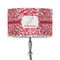 Swirl 12" Drum Lampshade - ON STAND (Poly Film)
