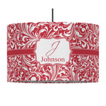 Swirl 12" Drum Pendant Lamp - Fabric (Personalized)