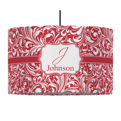 Swirl 12" Drum Pendant Lamp - Fabric (Personalized)