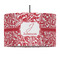 Swirl 12" Drum Pendant Lamp - Fabric (Personalized)