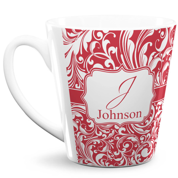 Custom Swirl 12 Oz Latte Mug (Personalized)