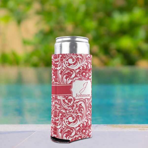Swirl Can Cooler - Tall 12oz - In Context