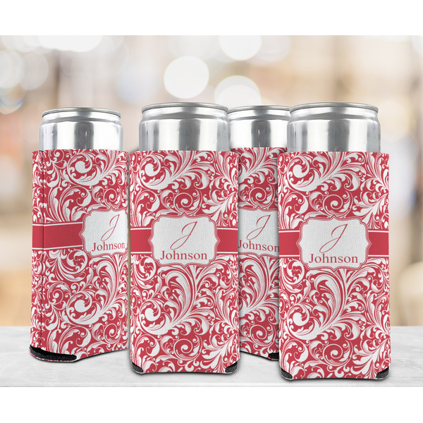 Swirl 12oz Tall Can Sleeve - Set of 4 - LIFESTYLE