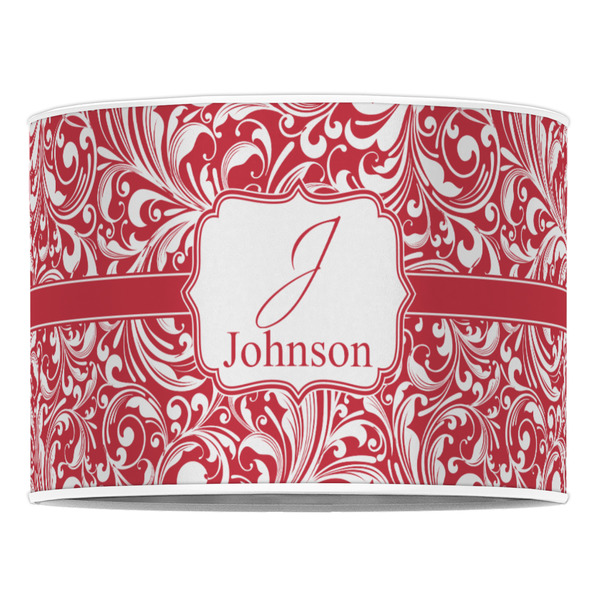 Swirl 16" Drum Lampshade - FRONT (Poly Film)