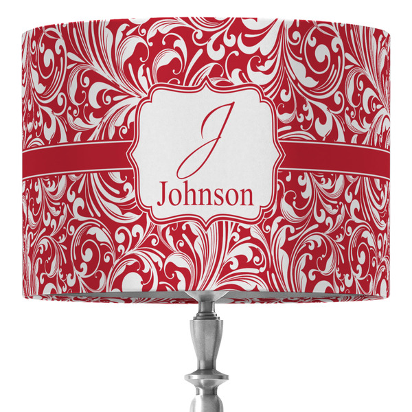 Custom Swirl 16" Drum Lamp Shade - Fabric (Personalized)