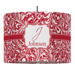 Swirl 16" Drum Pendant Lamp - Fabric (Personalized)