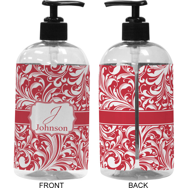 Swirl 16 oz Plastic Liquid Dispenser (Approval)