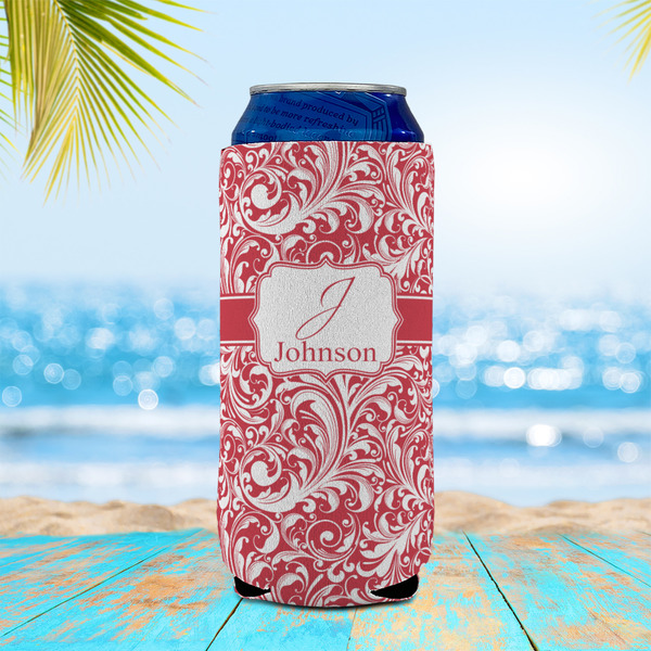 Swirl 16oz Can Sleeve - LIFESTYLE