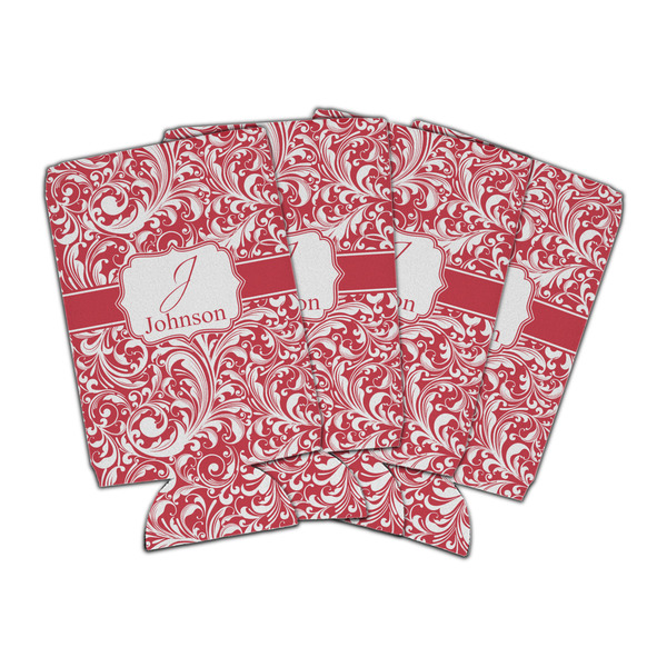 Custom Swirl Can Cooler (16 oz) - Set of 4 (Personalized)