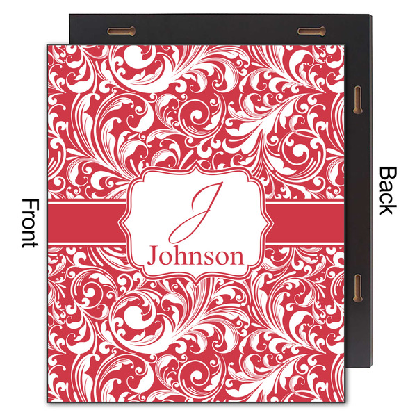 Swirl 20x24 Wood Print - Front & Back View