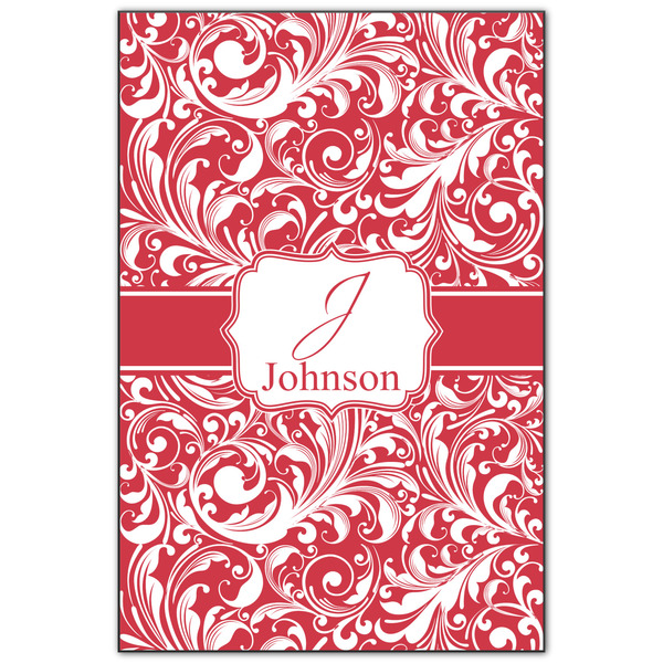 Custom Swirl Wood Print - 20x30 (Personalized)