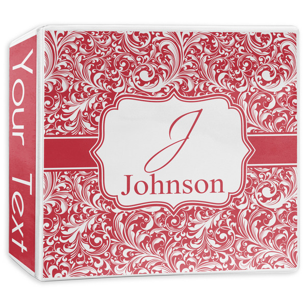 Custom Swirl 3-Ring Binder - 3 inch (Personalized)