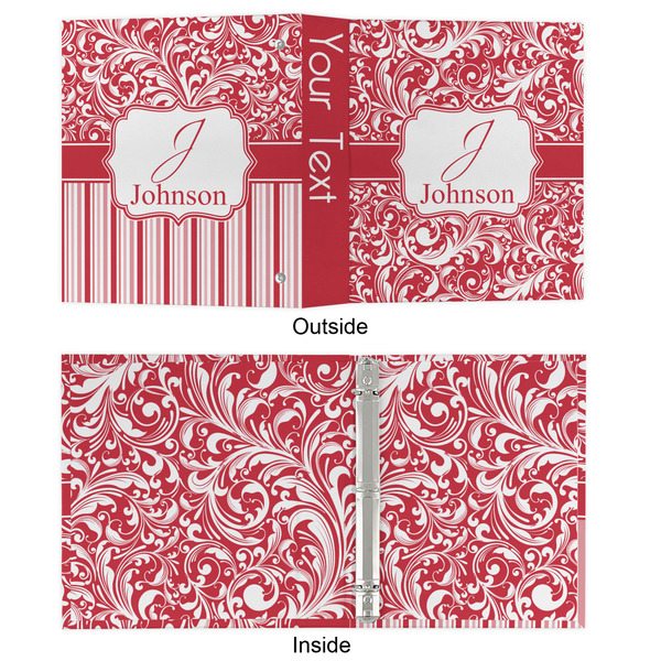 Swirl 3 Ring Binders - Full Wrap - 1" - APPROVAL