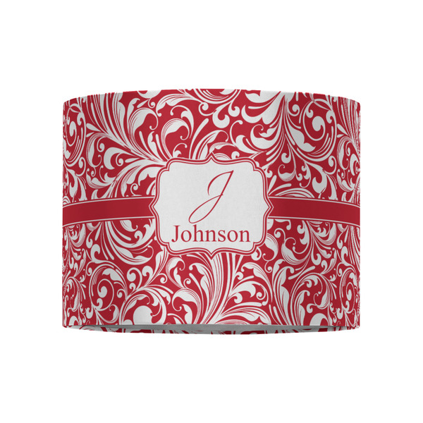 Swirl 8" Drum Lampshade - FRONT (Fabric)