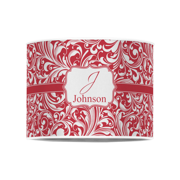 Swirl 8" Drum Lampshade - FRONT (Poly Film)