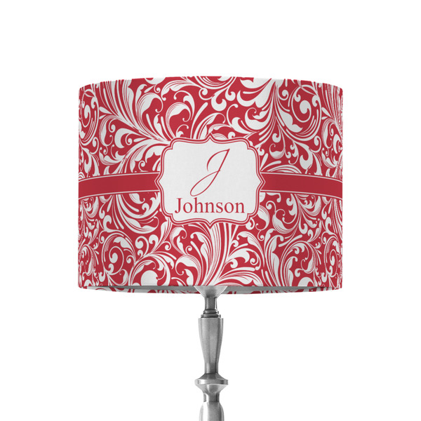 Custom Swirl 8" Drum Lamp Shade - Fabric (Personalized)