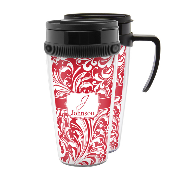 Custom Swirl Acrylic Travel Mug (Personalized)
