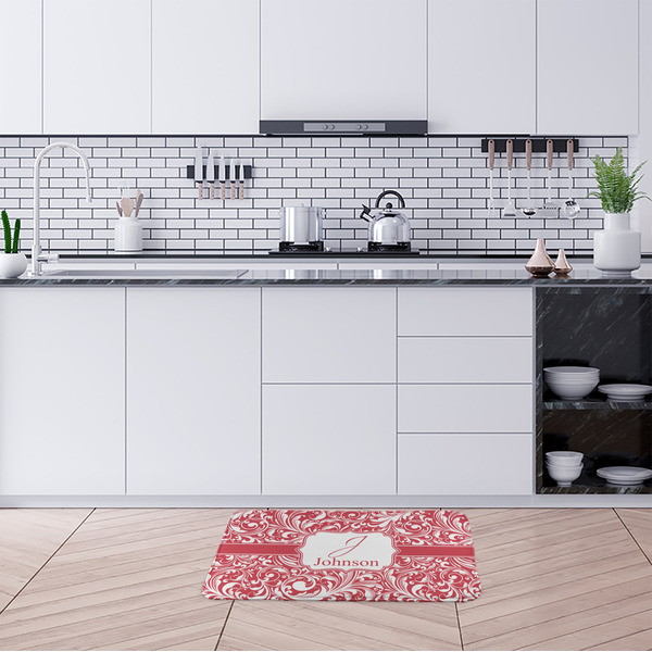 Swirl Anti-Fatigue Kitchen Mats - LIFESTYLE