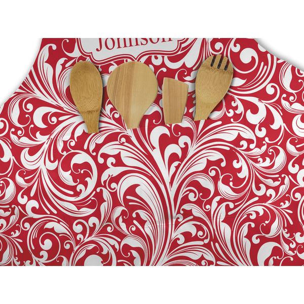 Swirl Apron - Pocket Detail with Props