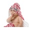 Swirl Baby Hooded Towel on Child