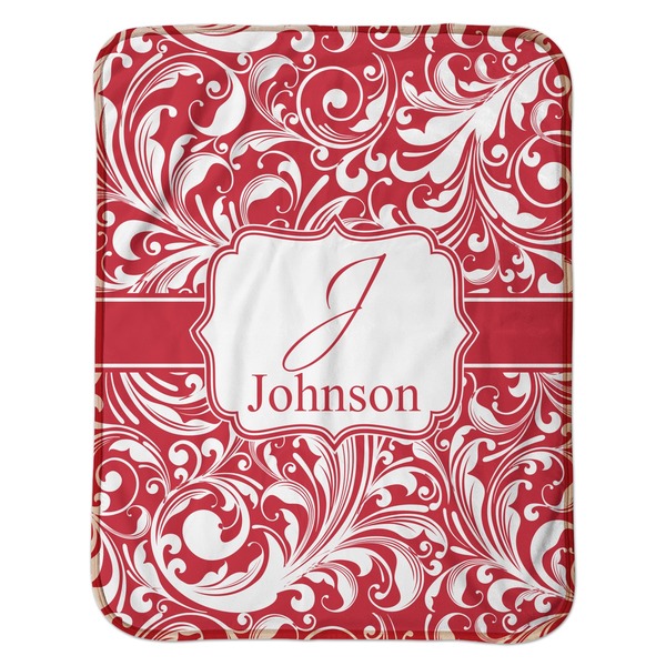 Swirl Baby Sherpa Blanket - Flat