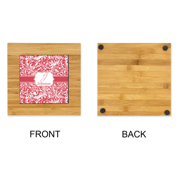 Swirl Bamboo Trivet with 6" Tile - APPROVAL