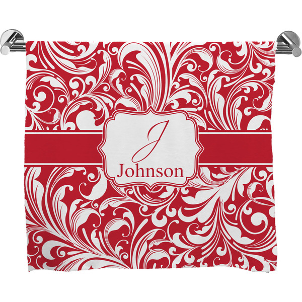 Custom Swirl Bath Towel (Personalized)