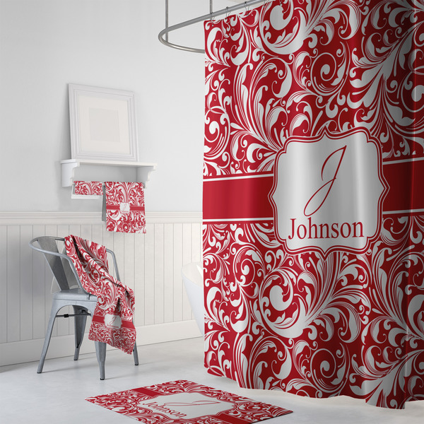 Swirl Bath Towel Sets - 3-piece - In Context