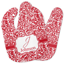 Swirl Baby Bib w/ Name and Initial