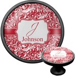 Swirl Cabinet Knob (Black) (Personalized)