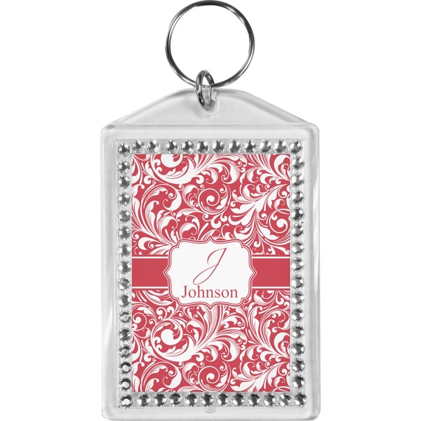 Custom Swirl Bling Keychain (Personalized)