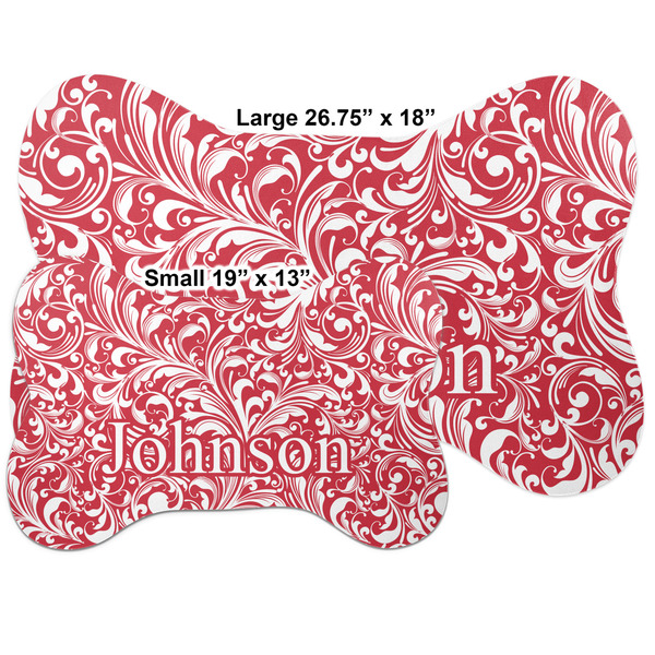 Swirl Bone Shaped Mat Comparison