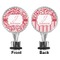 Swirl Bottle Stopper - Front and Back