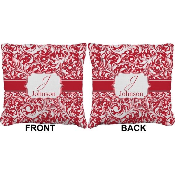 Swirl Burlap Pillow Approval