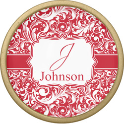 Swirl Cabinet Knob - Gold (Personalized)