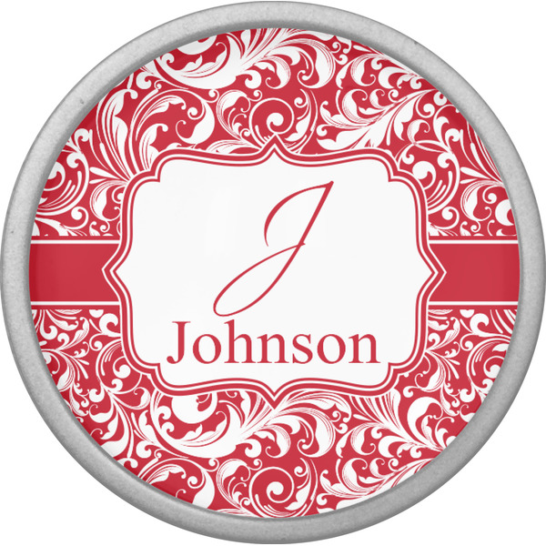 Swirl Cabinet Knob - Nickel - Front