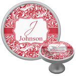 Swirl Cabinet Knob (Silver) (Personalized)
