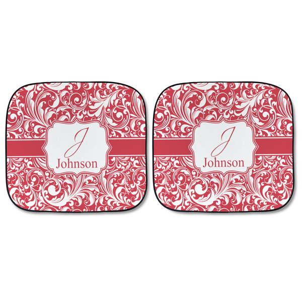 Swirl Car Sun Shades - FRONT